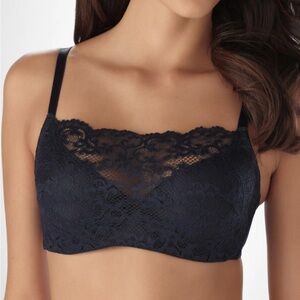 Soma Oh My Gorgeous Black Lace Cami Bra Women's Size 34DDD